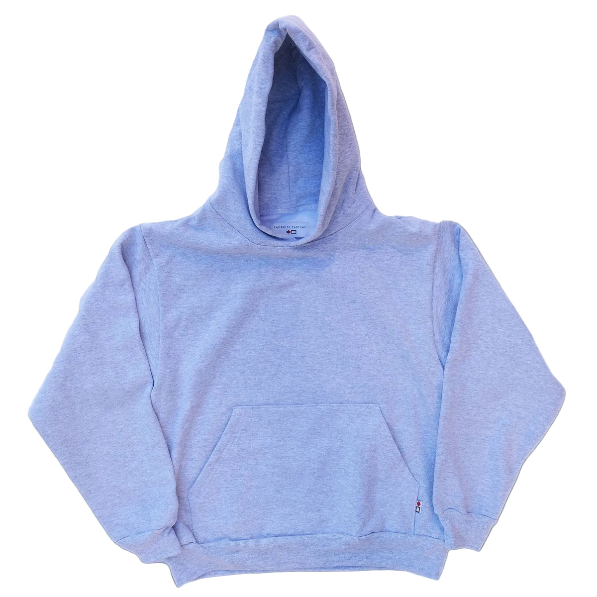 Field Fleece Hoodie Navy - Gray